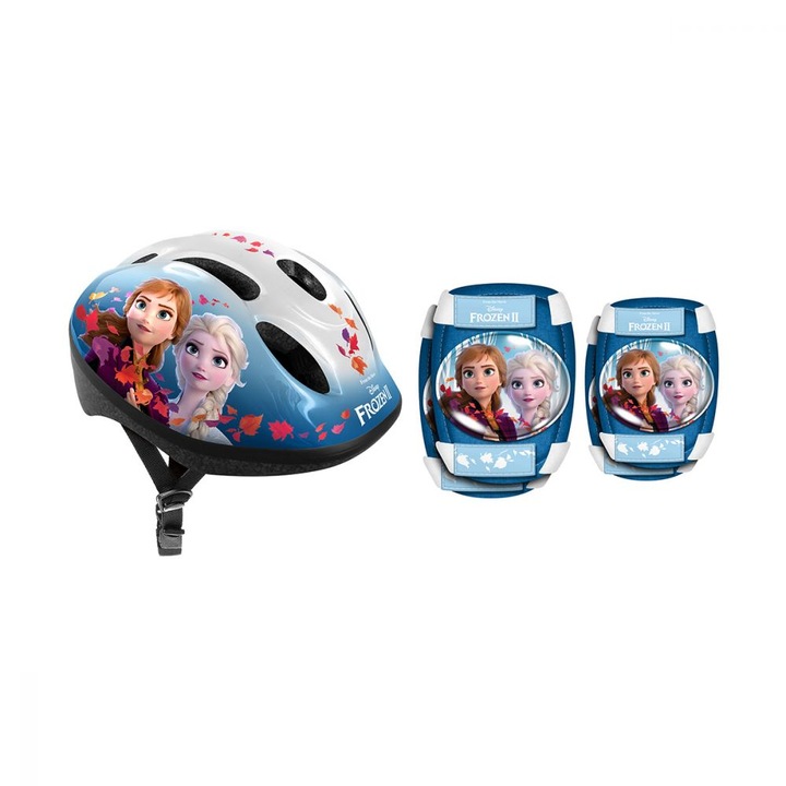 Review Frozen Set protectie pentru copii cu casca reglabila